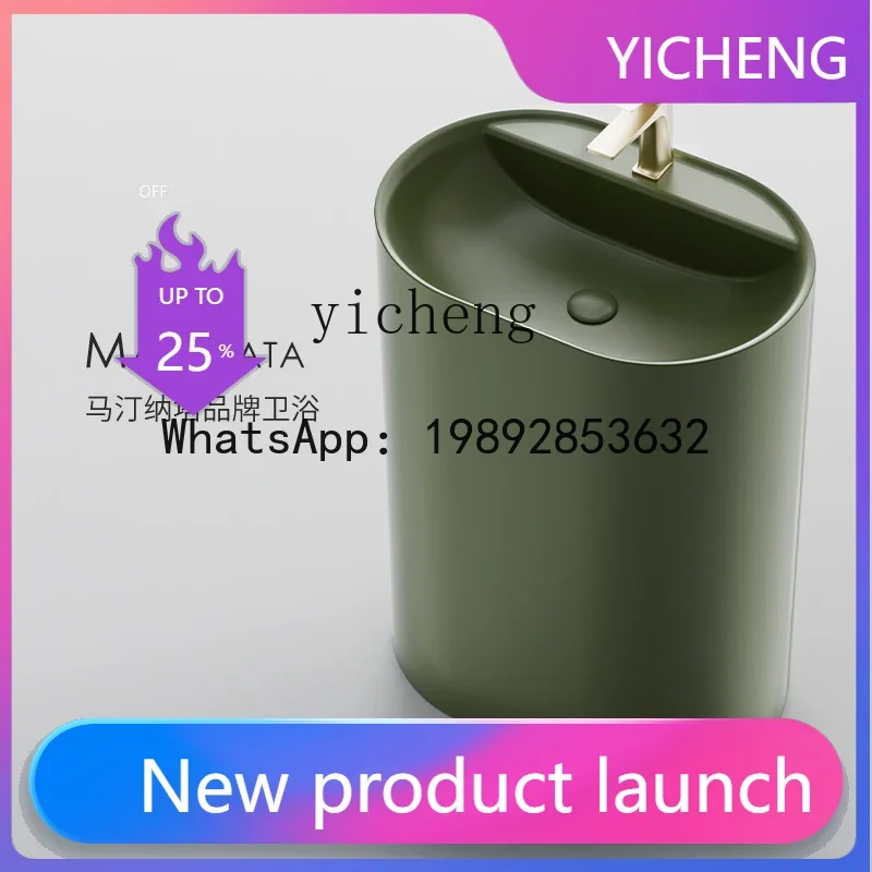 U5.11  floor-to-ceiling washbasin bathroom column washbasin outdoor balcony ceramic column basin