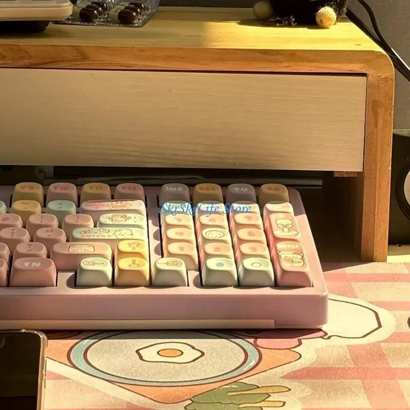 

E65E Высота MOA Cartoon Candy Bear Bear Keycap для 131 KKEYS Механические клавиатуры клавиш