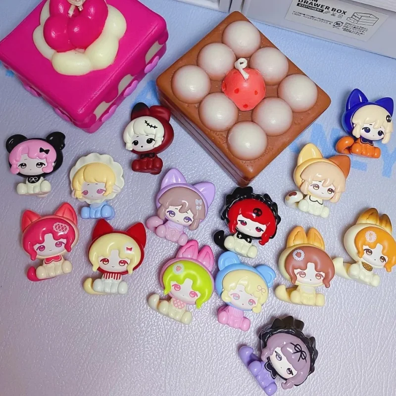 

Лидер продаж Misweet Rice Grain Adventure Serie Cute Mini Blind Box Mini Beans Cartoo Anime Figure Ornament Guess Bag Рождественский подарок