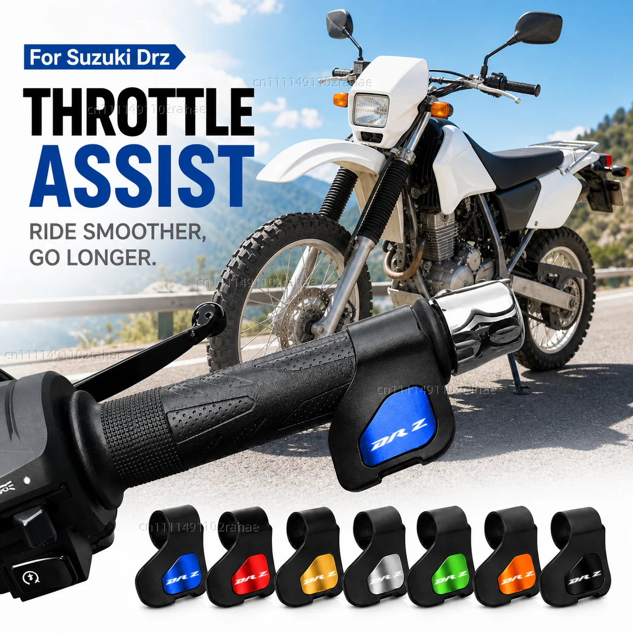 

For Suzuki Drz 400 drz400e DRZ400 Drz400s Motorcycle Throttle Assistant Clip Labor Saver Acceleration Labor-saving Auxiliary CNC