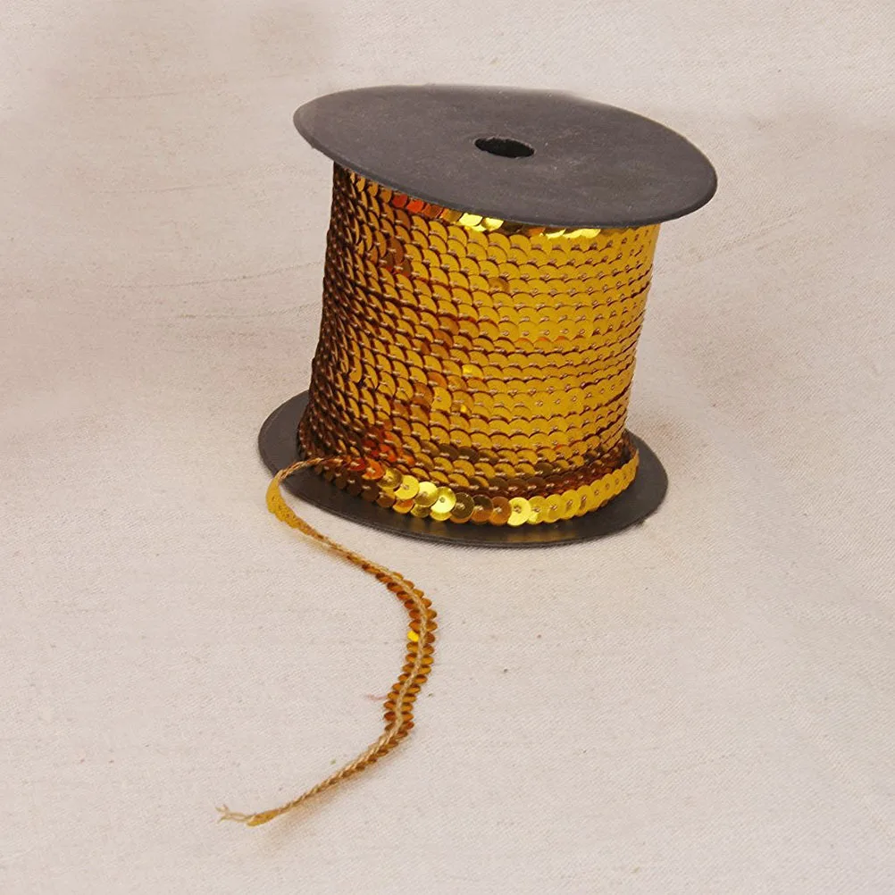 

6Mm Metallic Flat Sequins Holographic Faceted Shining Brightness For Diy Attire Craft Packaging Costume Durable Use Sequins