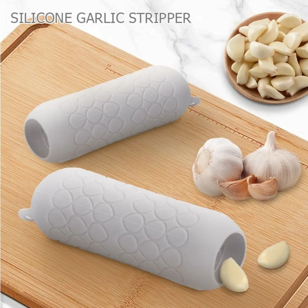 Compact Silicone Garlic Peeler Kitchen Gadget Easy Quick Garlic Skin Remover Garlic Peeling Roller Home Use