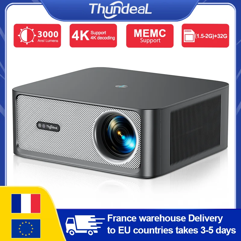 ThundeaL 3000Ansi 4K projecteur Full HD TD98Pro 2G 32G Home cinéma WiFi Android Portable Samrt TV cinéma TD98 Pro projecteur de faisceau vidéoprojecteur videoprojecteur 4k projecteur projecteur vidéo