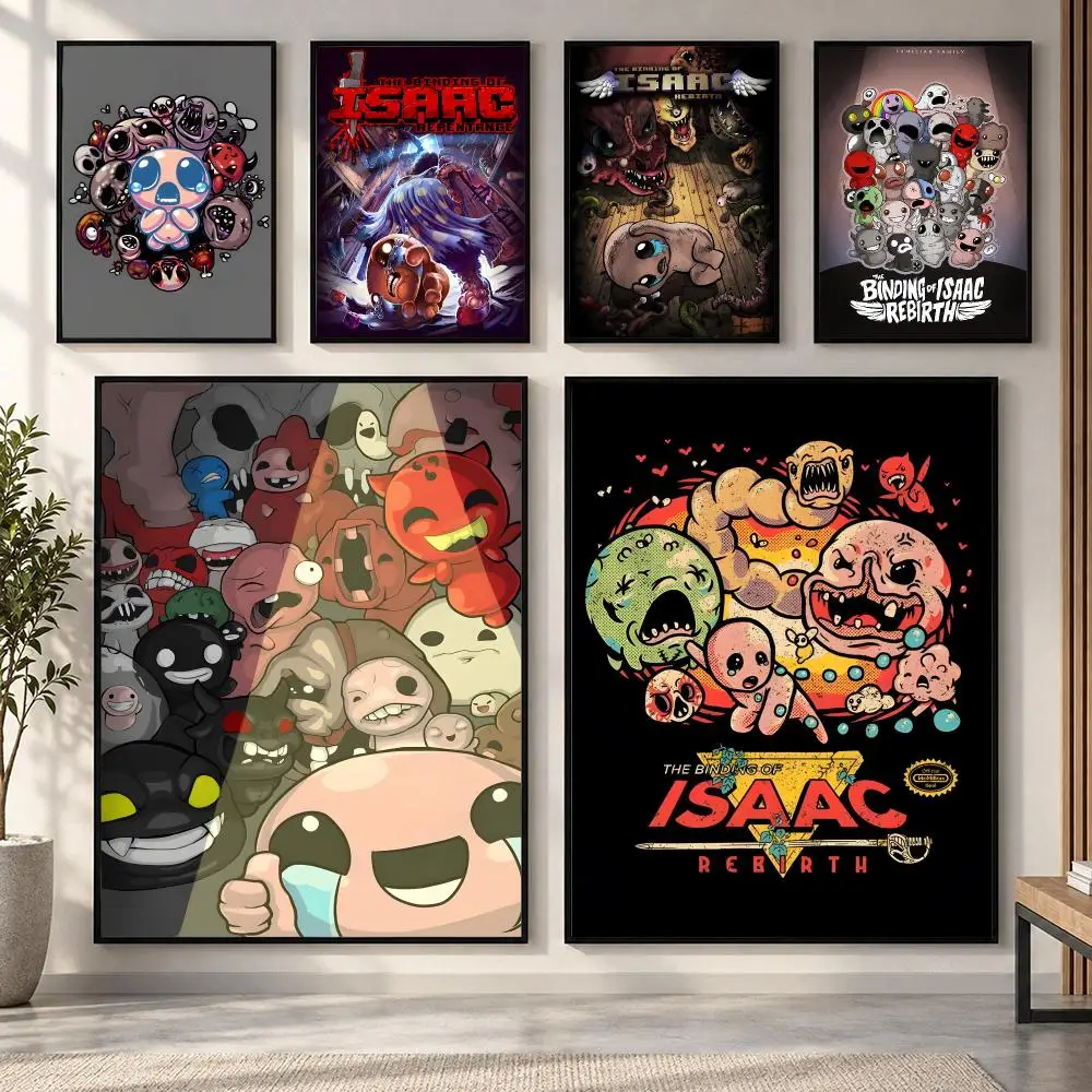 Video Game The B-Binding Of Isaac Poster HD art sticky wall waterproof home living room bedroom bar aesthetic decoration