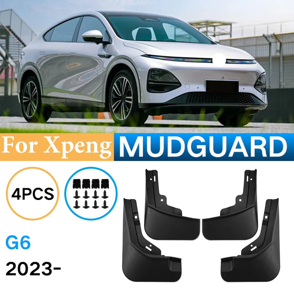 4PCS High quality For Xpeng G6 2023 Mudguards Fenders Mud guard Splash Guards Accessories Car-styling