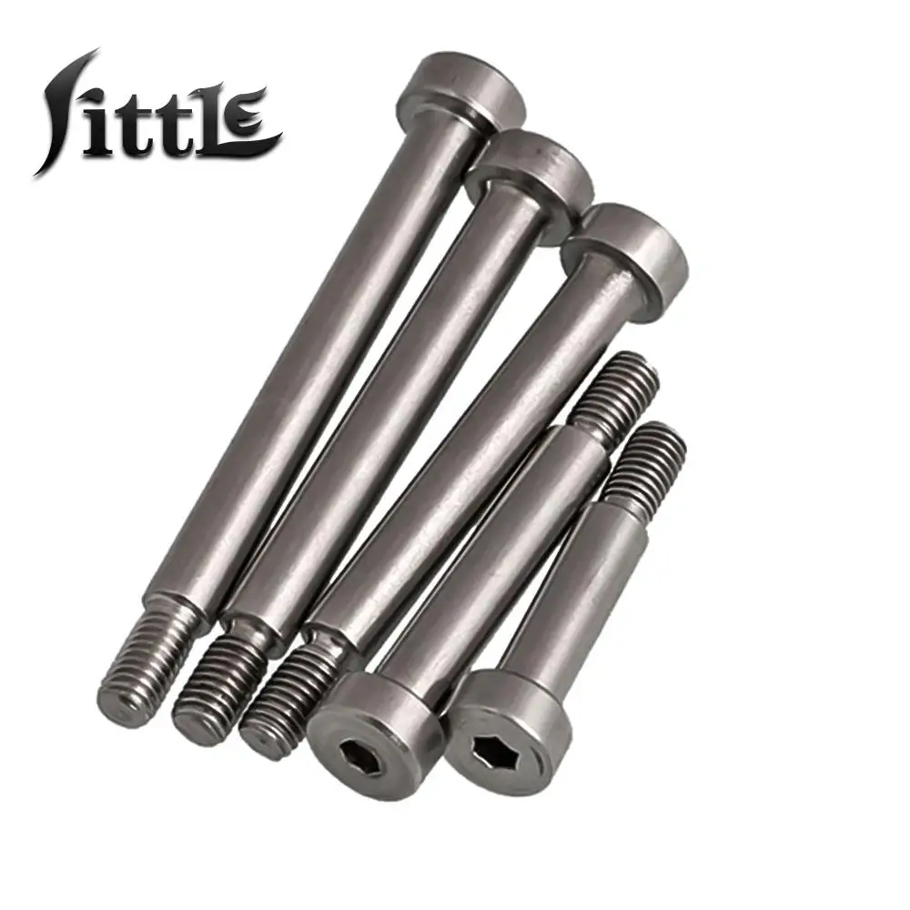 1/2 Pcs 304 Stainless Steel Hexagon Cup Head Bearing Bolts D8/D10/D12 Shoulder Screw M6 M8 M10 Plug Screws With Hexagons Socket