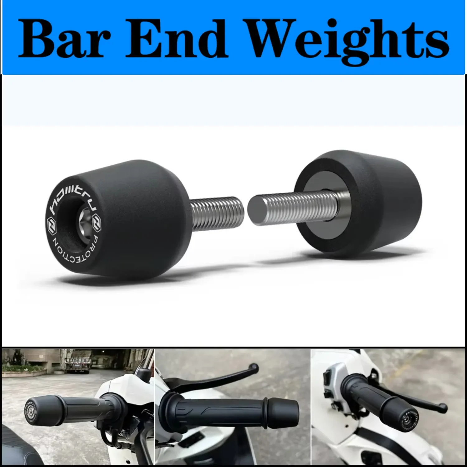 

For BMW R1200RS 2015-2020 / R1200RT 2017-2020 Handle Bar End Weight Grips Cap