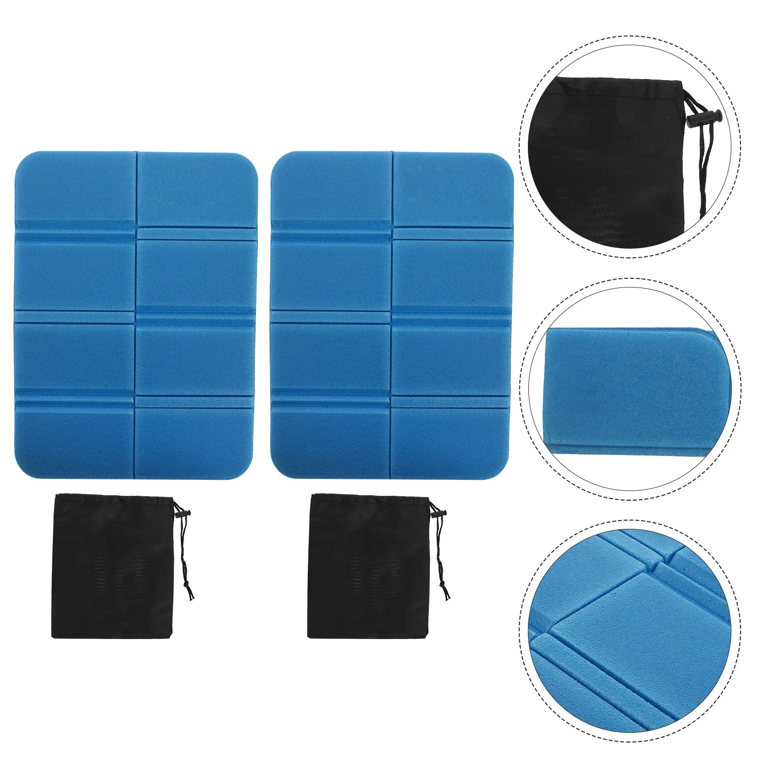 

2 шт. складные водонепроницаемые уличные подушки-сиденья, портативные легкие коврики для кемпинга и пикника, для пляжа и парка