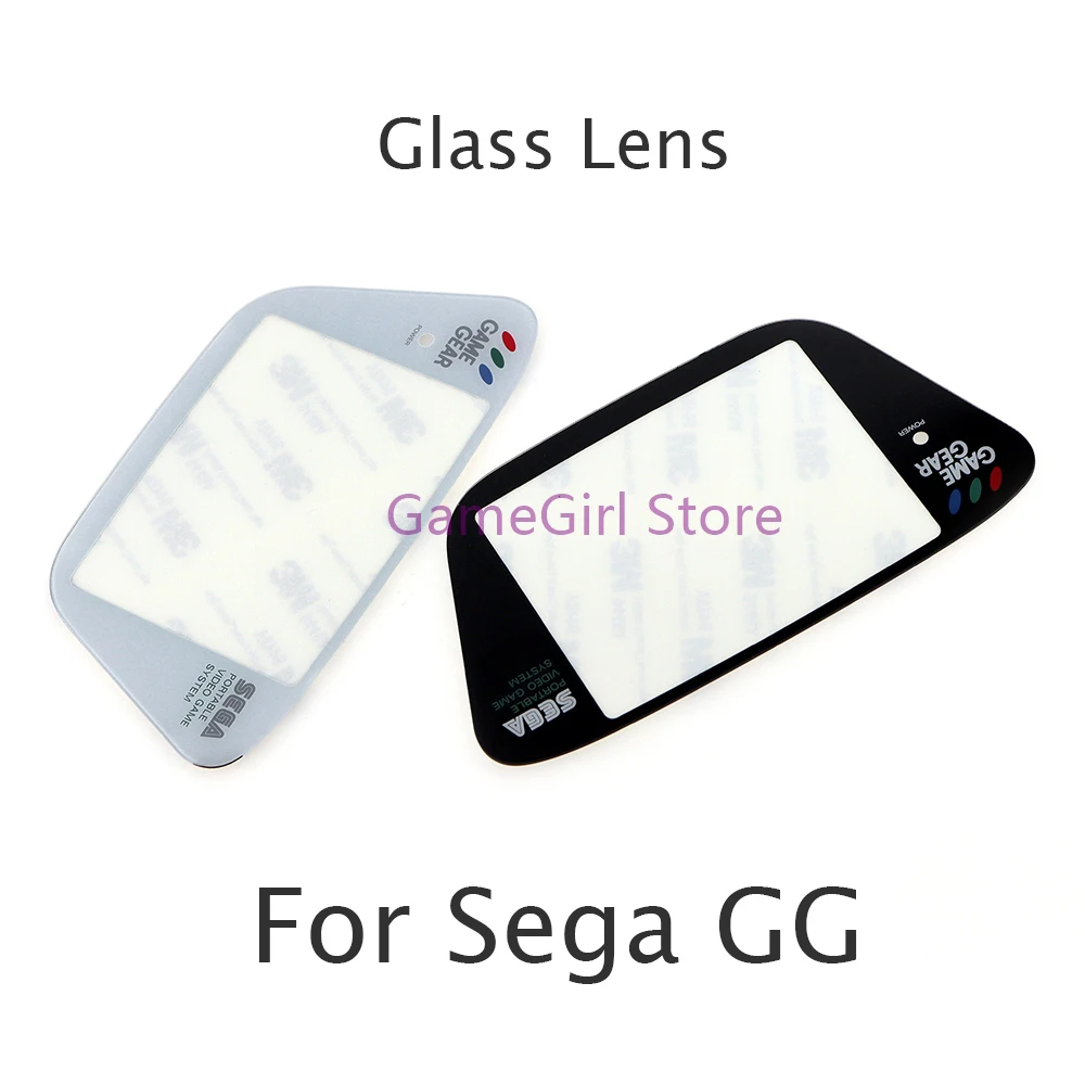 30pcs Black White Glass Lens Screen Protective Cover for Sega Game Gear GG Replacement Protector Panel