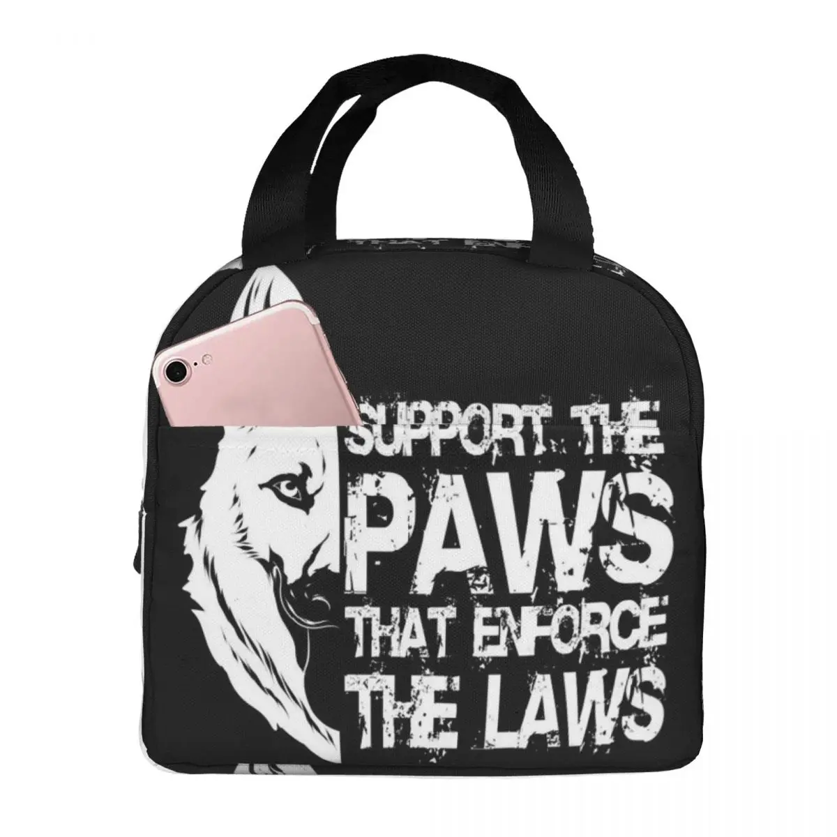 

K9 Unit Malinois Belgian Shepherd Dog Insulated Lunch Bag for Kids School Cooler Thermal Food Box Tote Lunch Boxes Container