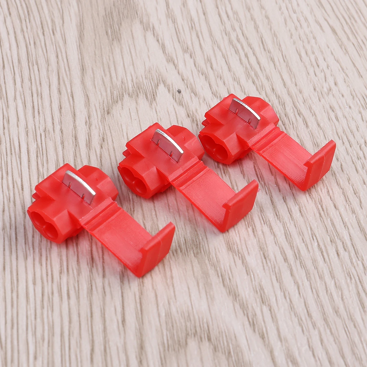 

50pcs Copper Wire Connectors 0.5-1.0mm² Nylon Electrical Lock Quick Splice Easy Crimping Without Stripping Wire Terminal
