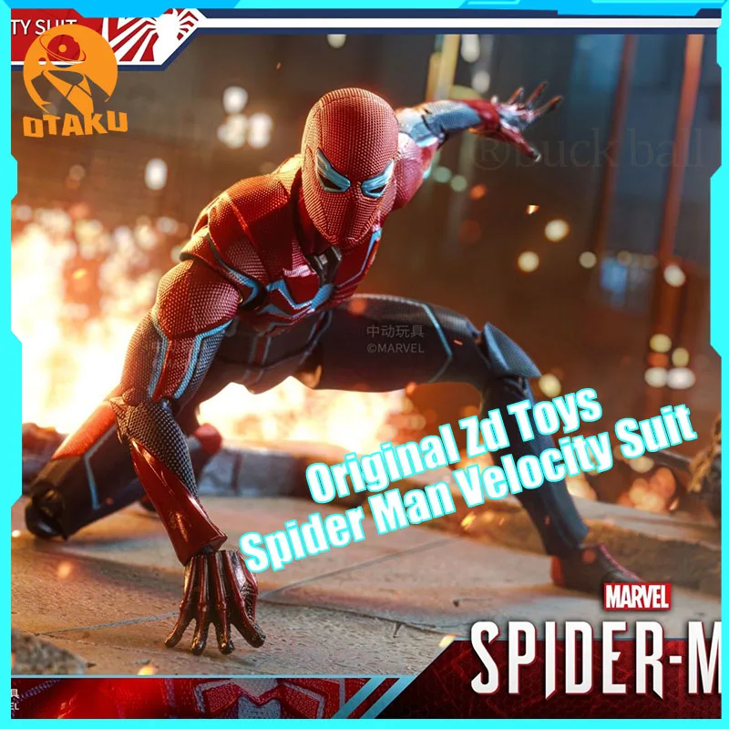 

Новые оригинальные игрушки Zd, фигурки Мстителей, Человек-паук, скоростной костюм, фигурки Человека-паука, ПВХ, фигурка, Коллекционная модель, подарочная игрушка