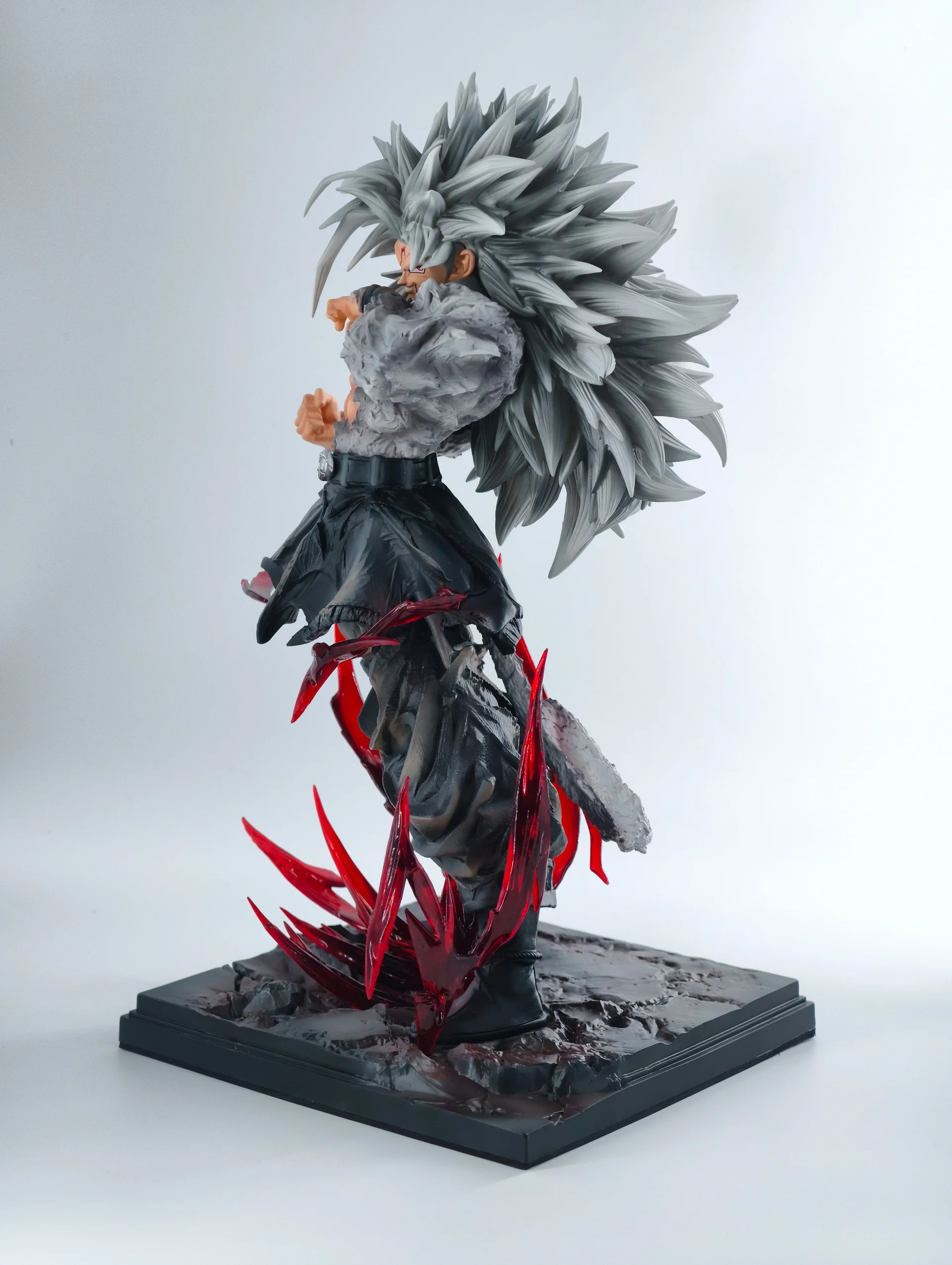 36cm Dragon Ball Super Saiyajin 5 Goku PVC-Statue Sammlerfigur Schreibtischdekoration Anime-Merchandise Trendiges Spielzeug Geschenk für Männer – Detail 6
