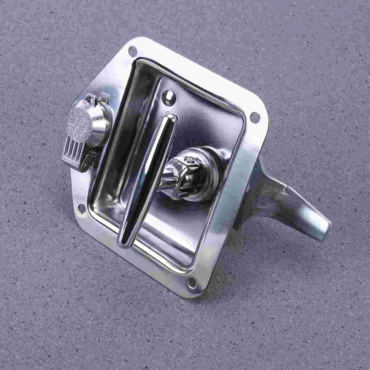 Stainless Steel Folding T-Handle Latch Lock Latch for Car Truck and Trailer t handle lock box latch