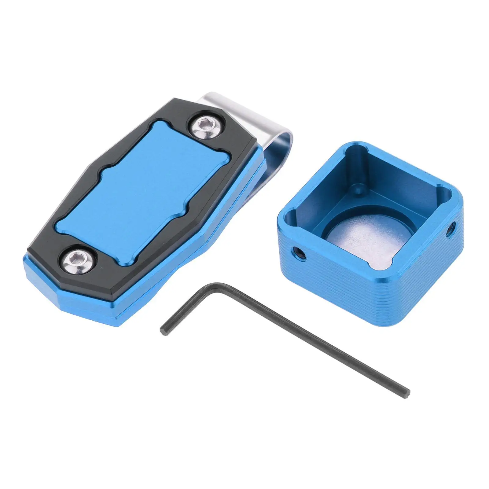 Chalk Belt Clip Aluminium Magnetic Cue Chalk Carrier Mini Chalk Box Holder for Professional Billiard Table Accessories