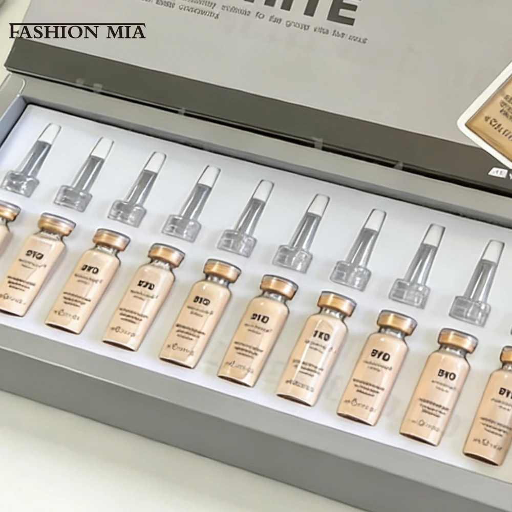 Kit de Crema BB Semipermanente de 5 ml, Brillo Natural, Niacinamida, Protector Solar, Base, Corrector, Hidratante, Maquillaje, Cuidado de la Piel