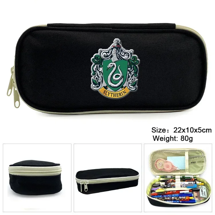 NEW Harri Pencil Case School Supplies Cosmetic Bag Pen Box Magic Colloge Badge Stationery Anime Potter Toys for Children Gift