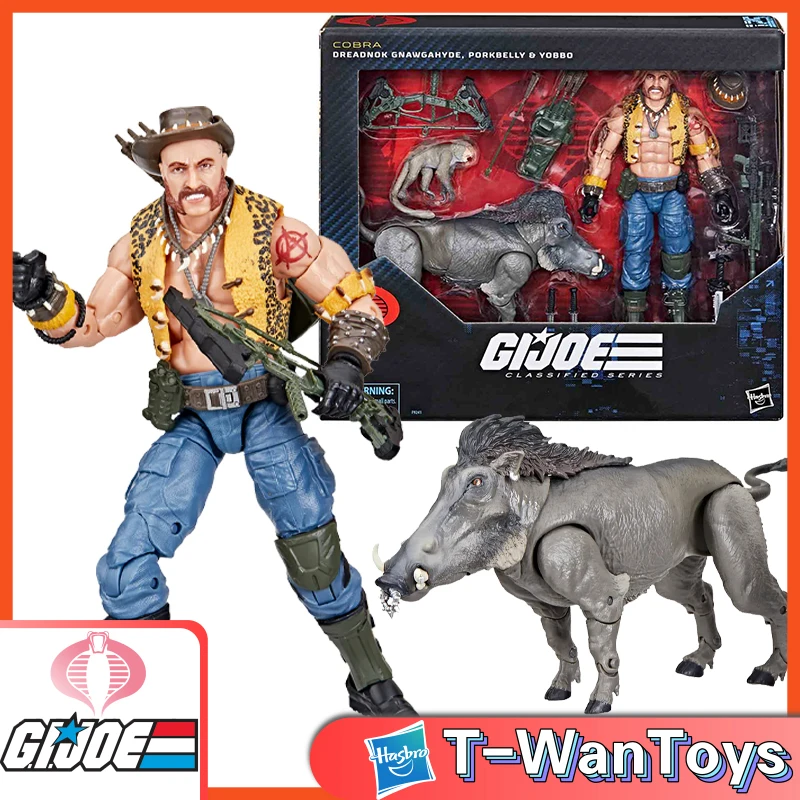 

New In Stock Hasbro G.i. Joe Classified Series #125, Dreadnok Gnawgahyde and Pets Porkbelly & Yobbo 6-Inch Figure Original