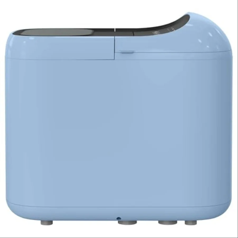 ماكينة صنع الثلج على سطح الطاولة مع 9 مكعبات جاهزة في 6 دقائق، سعة عالية 33 رطلًا في اليوم، تشغيل بنقرة واحدة، ميزة التنظيف الذاتي بما في ذلك #5