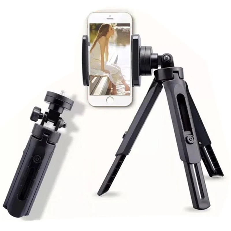 Portable Extendable Mini Desktop Smartphone Tripod Mount Cell Phone Selfie Stick Tripod Phone Holder For Live Video Selfie