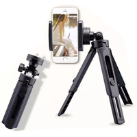 Portable Extendable Mini Desktop Smartphone Tripod Mount Cell Phone Selfie Stick Tripod Phone Holder For Live Video Selfie