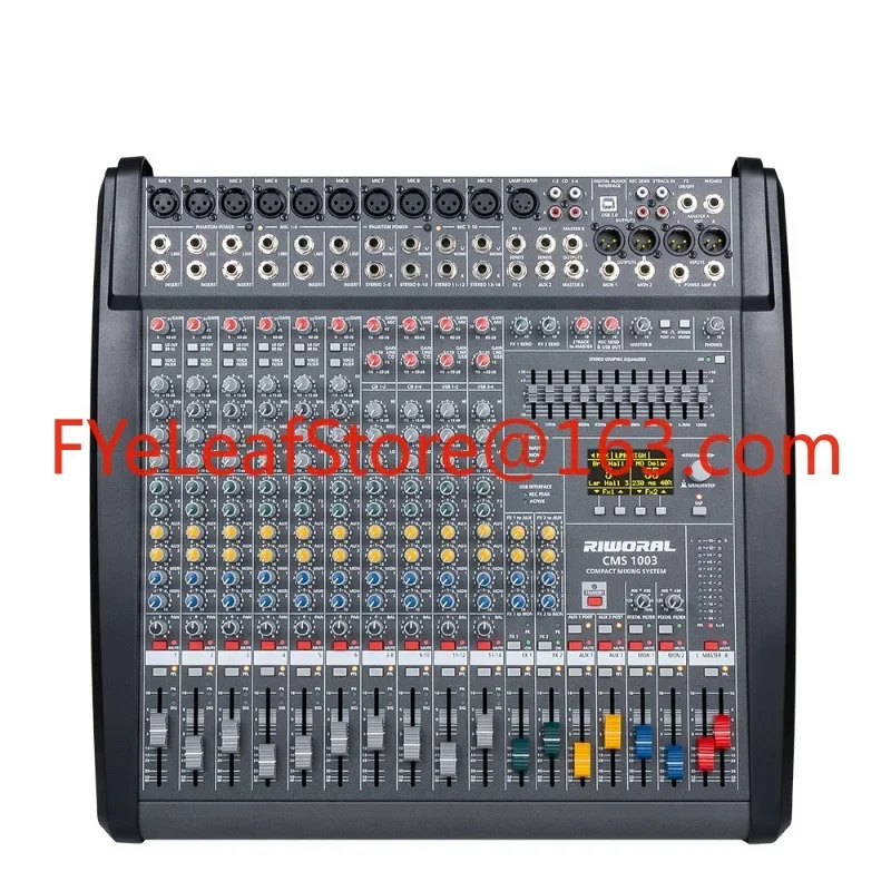 CMS1003 Professional 48 sets of stereo digital effects 199 dsp USB recording mixer high quality