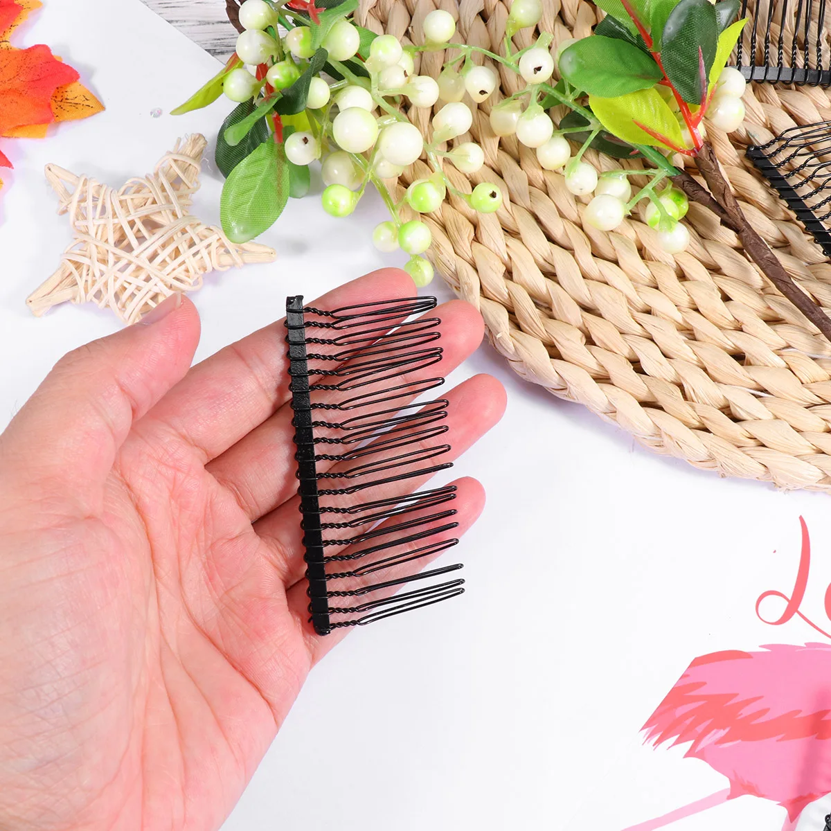 

5 Pcs Hair Combs StylishInserted Women Headdress Durable Fashionable Party Daily Prom Wedding Elegant Design Quality