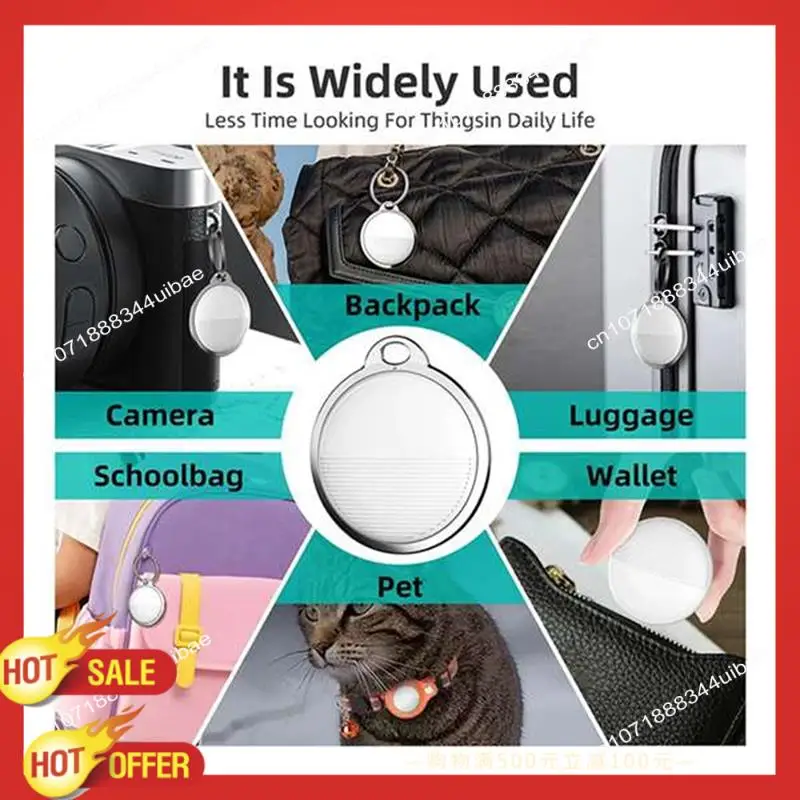 B47C Bluetooth Mini GPS Tracker For Kids, Pets, Keys Anti-Lost Device For Find My App Tag Locator A