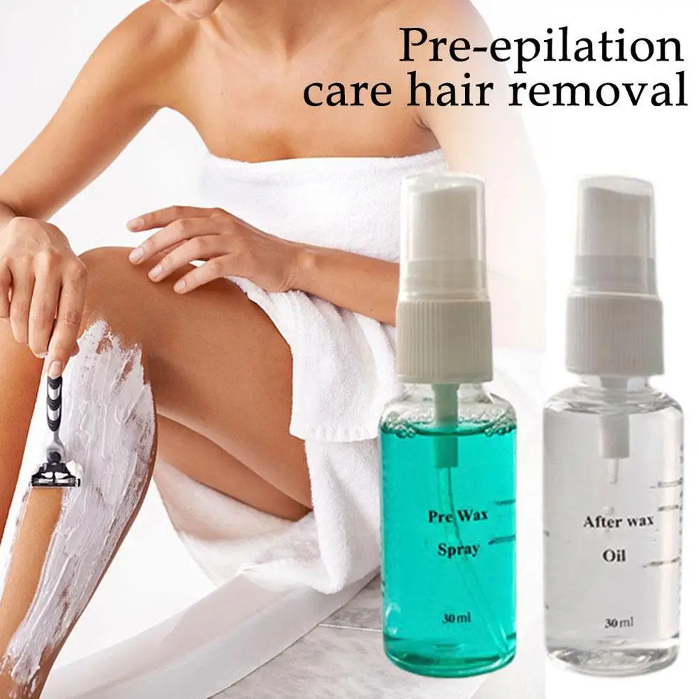 30ml Pre-epilation Care Hair Removal Hair Removal Cleaning Liquid Hot Wax Pre Wax After Wax Treatment Spray