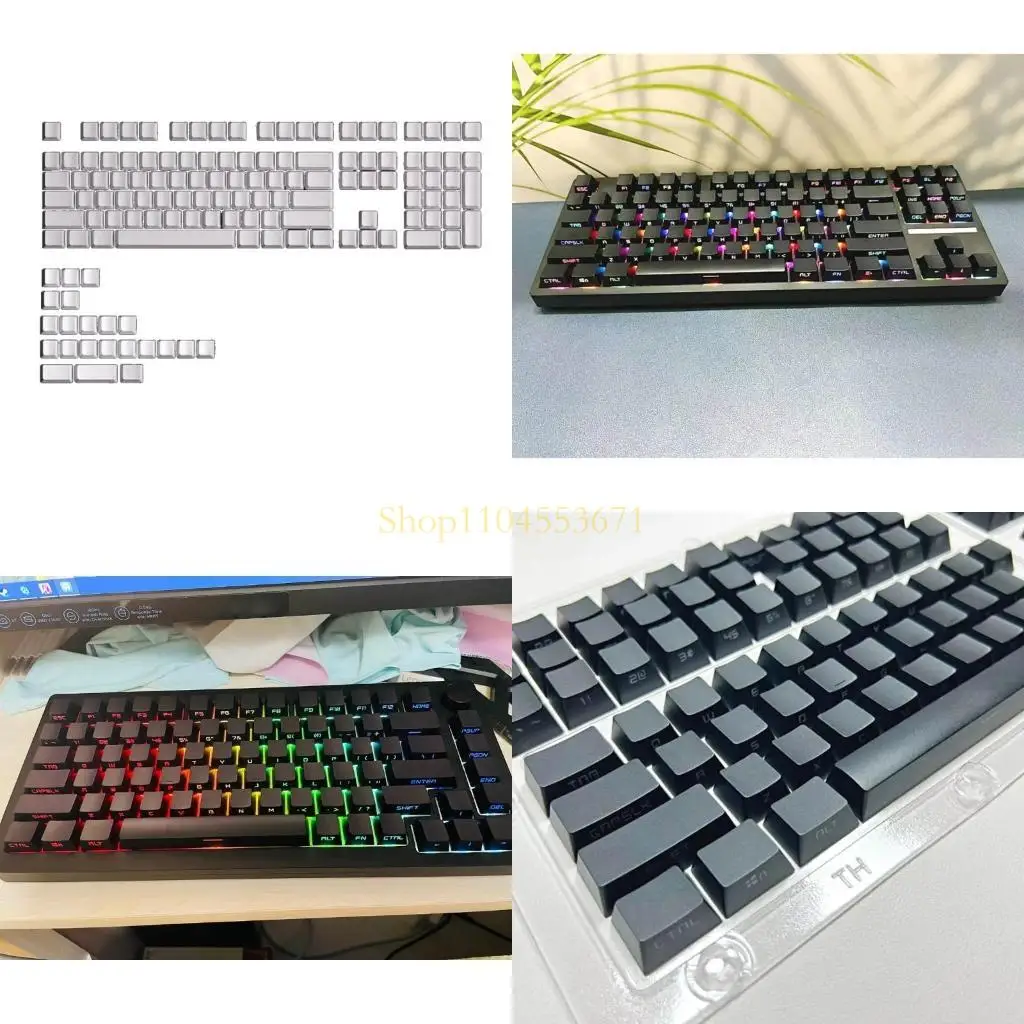 

Best Seller PBT Keycaps Side Printed Keycap Set, Double Shot Through Custom Keycaps, Minimalist Keycaps OEM Profile 131 Keys