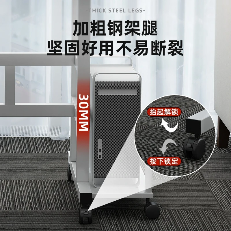 Mobile Computer Desk Standing Desk Foldable Standing Desk Bedside Bed