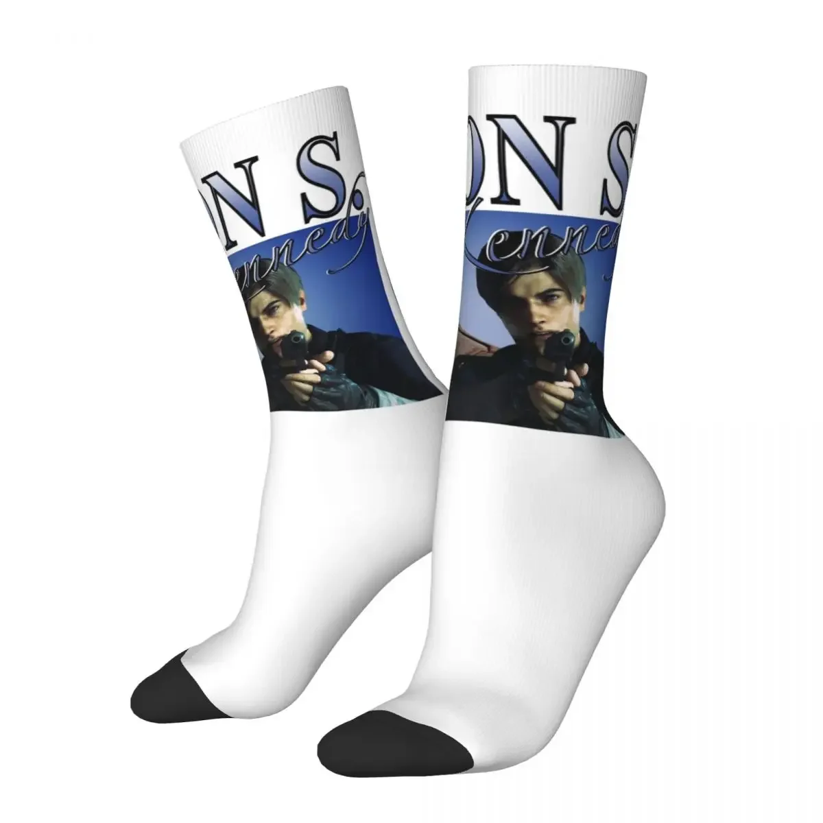 Leon Kennedy Appreciation Socks Men Women Polyester Fashion Socks Harajuku Spring Summer Autumn Winter Socks Gifts