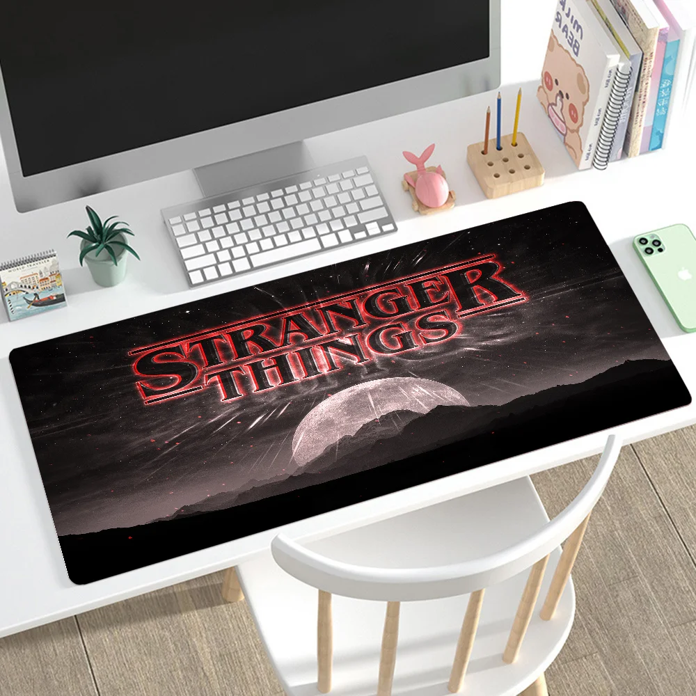 

Stranger Things Mousepad Mouse Mat Desk Mat With Pad Gaming Accessories Prime Gaming XXL Keyboard Pad Padding Mat