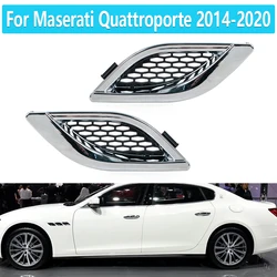 For Maserati Quattroporte 2014-2020 Car Front Side Grille Air Intake Fender Vents Grill Auto Accessories 670010339 670010340