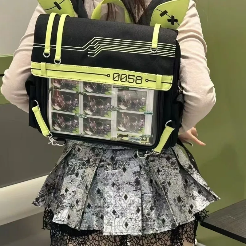 

School Large-capacity Mochila Rabbit Transparent Ita Bag Mochilas Mujer Student Backpack Bags for Woman Original Bolsas