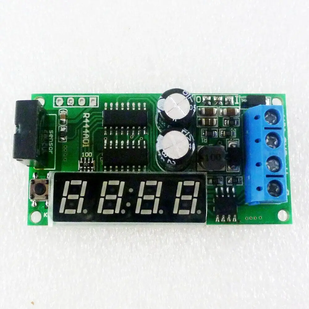 

4-битный светодиодный модуль Modbus Rtu Rs485 с датчиком температуры и влажности, постоянный ток 5-40 в