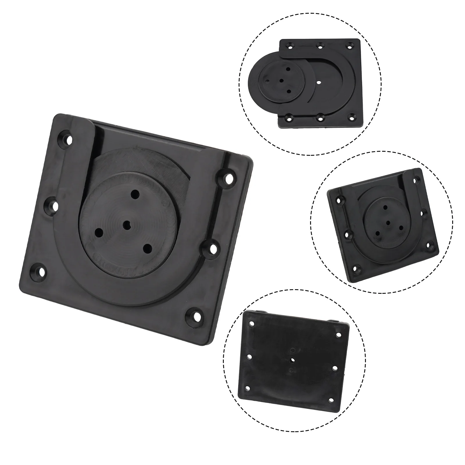 Reliable and Convenient Dartboard Mounting Bracket Hanging Kit Suitable for Most Dartboards Black Color 65g Weight