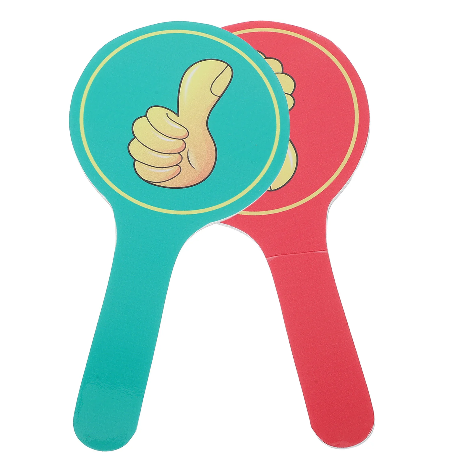 

2Pcs Teacher Classroom Voting Paddles Reusable Double Sided Answer Boards Thumbs Up Thumbs Down Classroom Voting Tools