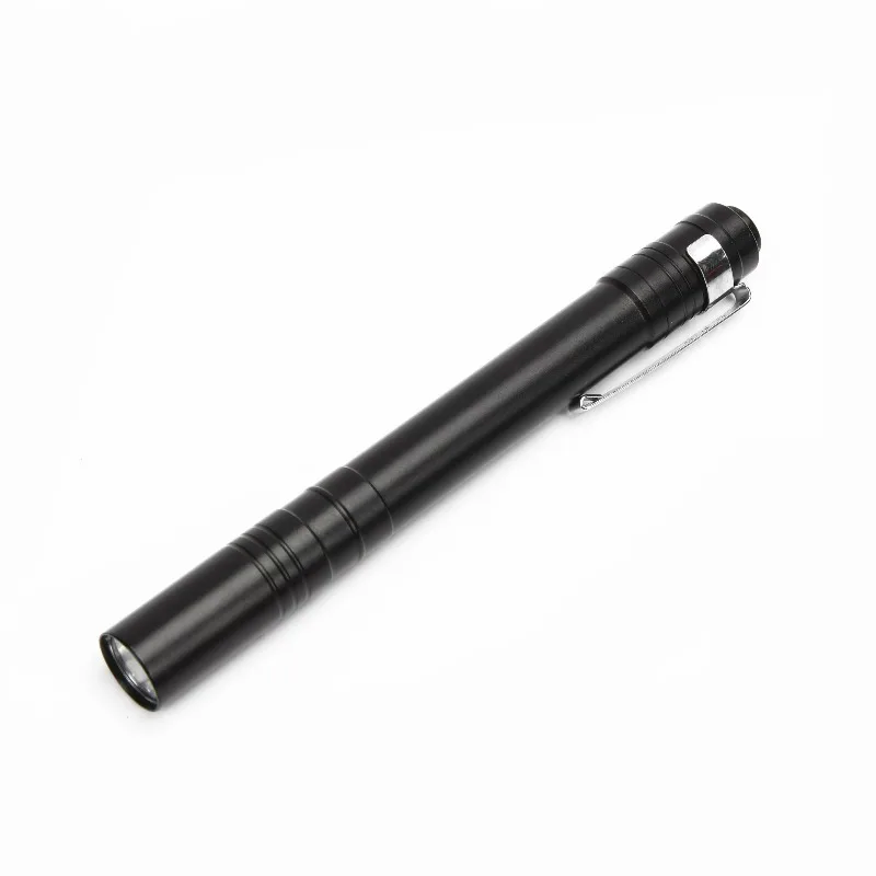 25-Lumen Aluminum Penlight Flashlight, Black