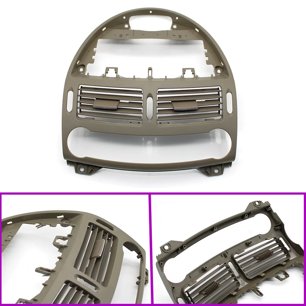 W211 LHD RHD Car Front Dashboard Middle AC Vent Air Vent Grille Panel Cover For Mercedes Benz E Class 2003-2008 2118300054