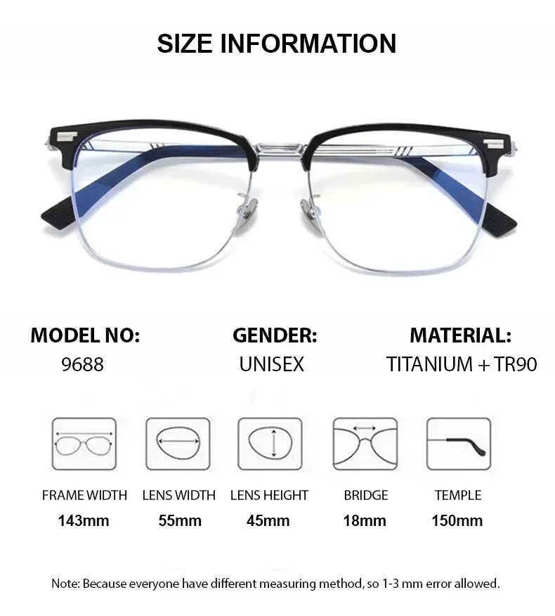 

Ollymurs Eyewear Lens MagneticClip On Glasses Men Optical Layer Polarized GlassesSunglasses Night and Day Time Driving Frame T