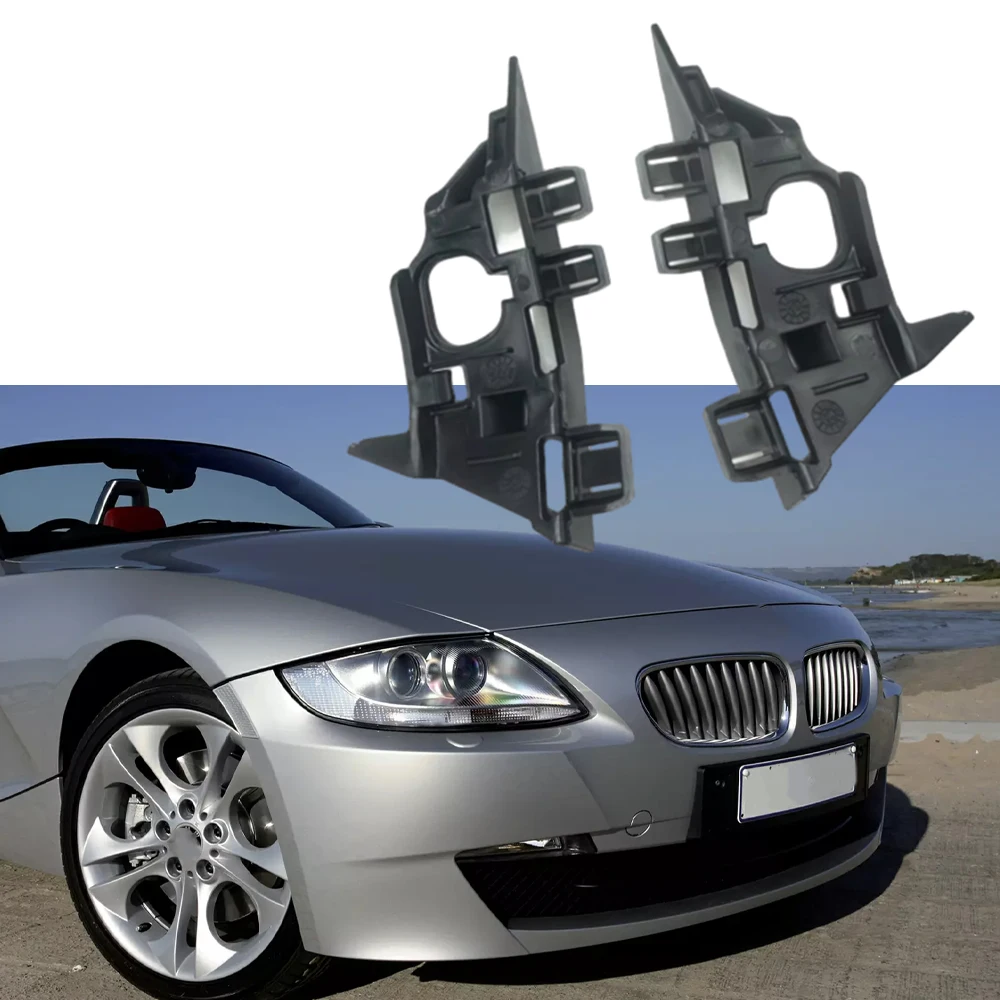 2pcs Front Bumper Support Bracket Left Right for BMW E85 E86 Z4 Series 2003 2004 2005 2006 2007 2008 51117165180 51117165179