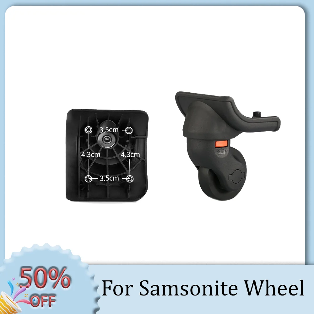 

For Samsonite W073 Luggage wheel replacement universal wheel accessories Wear leather travel rod combination case repair wheels