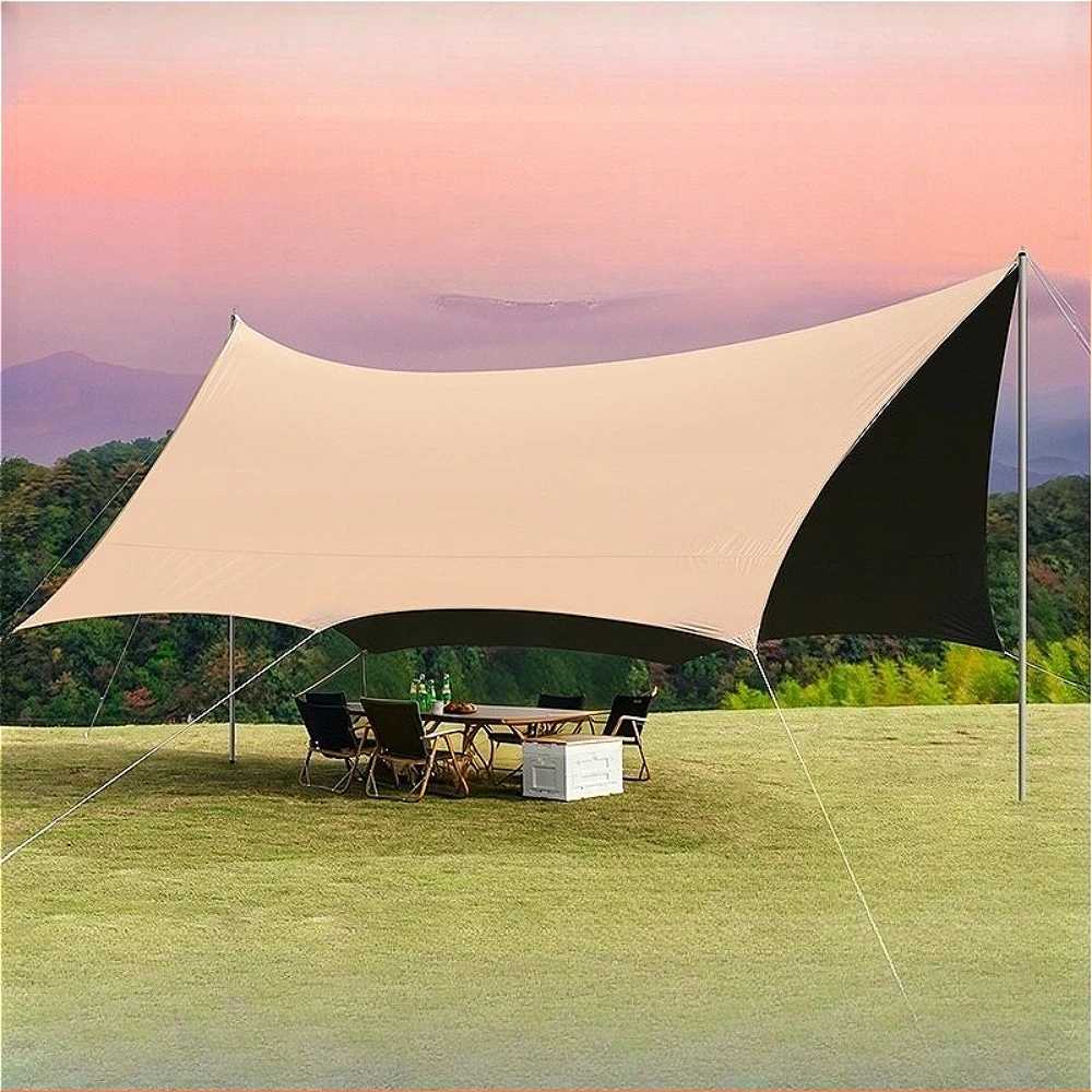 

Thickened Oxford Cloth Canopy Tent Outdoor Camping Picnic Courtyard Beach Rainproof Sunshade Tent Portable