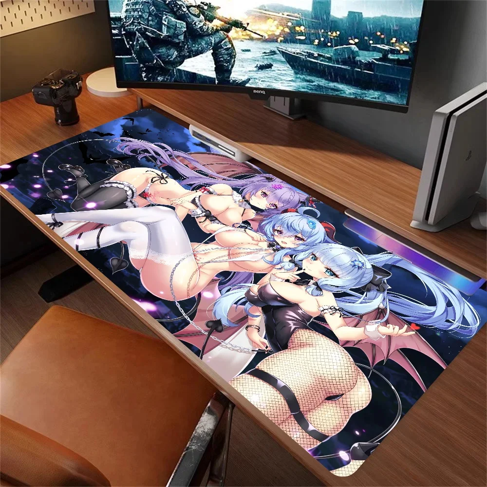 

XXL Hentai Suture Edges Keyboard Mat Genshin Impact Sexy Mousepad Gamer NSFW Nude Desk Pad Gaming Big Boobs Anime Table Mat Gift