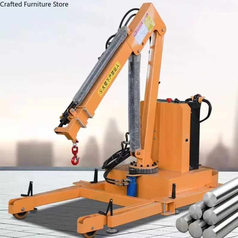 Fully Electric Crane Mobile Hydraulic Silent Durable Crane Customizable Smooth Movement Commercial Machinery Guindaste ZY60DJ