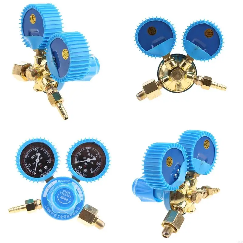 

B46D Nitrogen Pressure Gauge Welding Regulator Gauge Dual Nitrogen Pressure Reducer