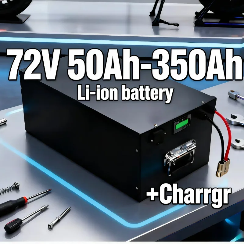 

Литий-ионный аккумулятор 72 В, 60 Ач-300 Ач, высокая емкость, 7 кВт/14 кВт, литиевая аккумуляторная батарея высокой мощности для электросамоката