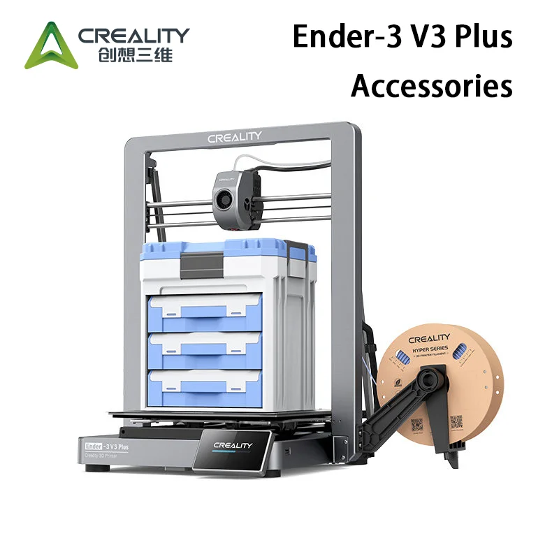 

Комплект аксессуаров для 3D-принтера Creality Ender-3 V3 Plus: мотор, экструдер, сопло, материнская плата, адаптерная плата