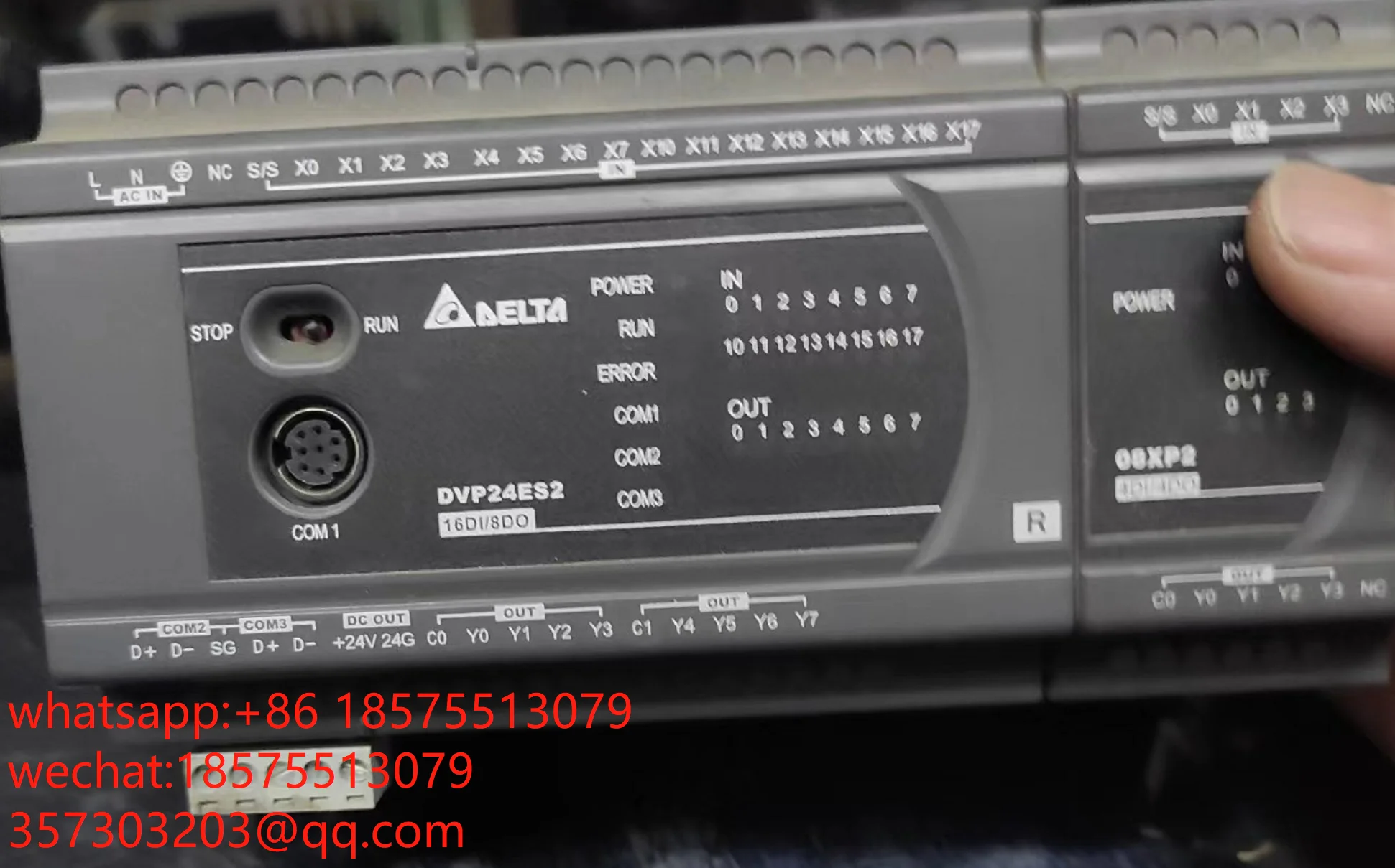 Dla Delta DVP24ES200R,DVP08Xp211R PLC moduł 1 sztuka